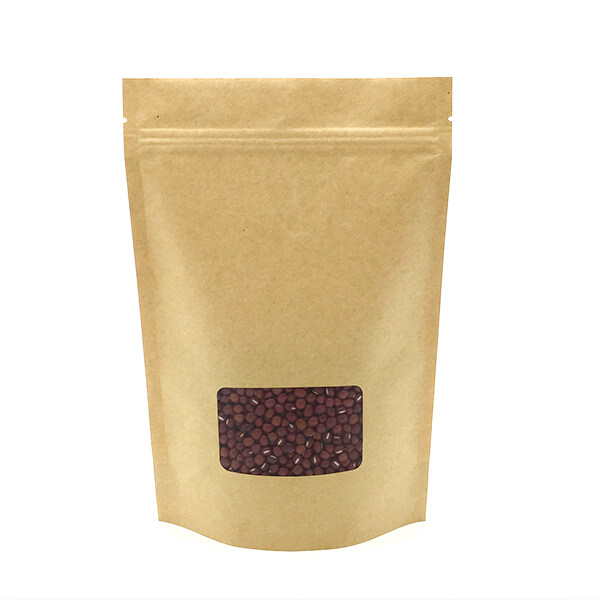 Kraft Paper Pouch With Window