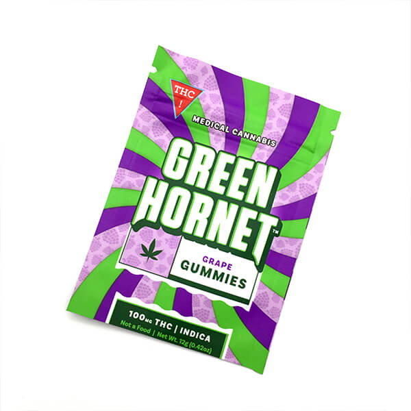 flat pouch Cannabis Gummies Packaging