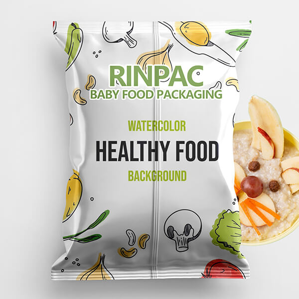 back line seal bags Baby Food Packaging