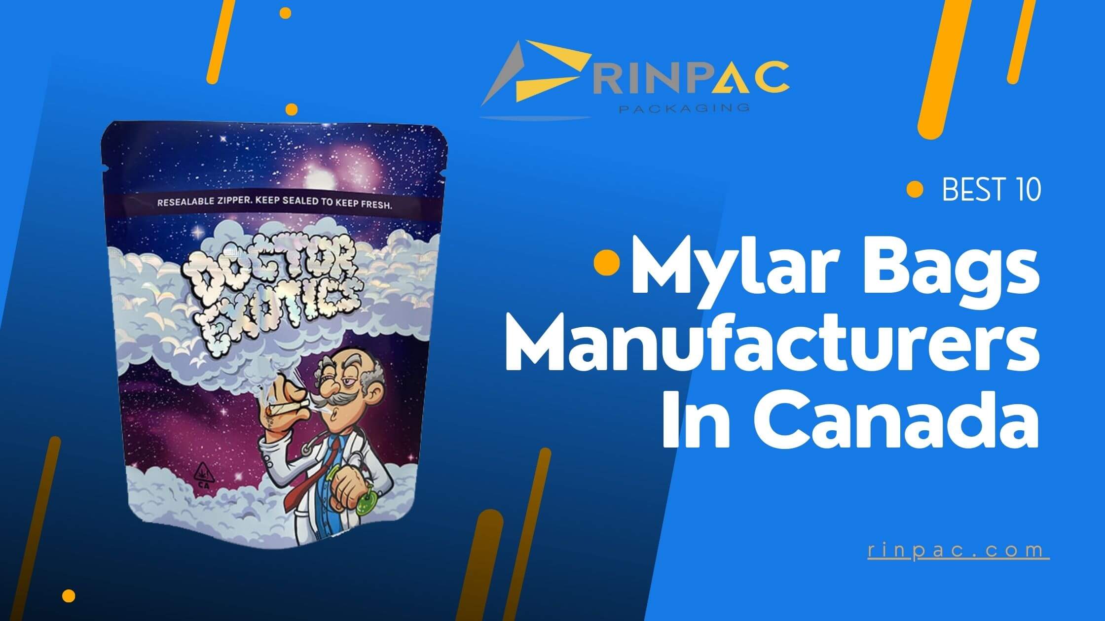 Mylar Bags Manufacturers Canada