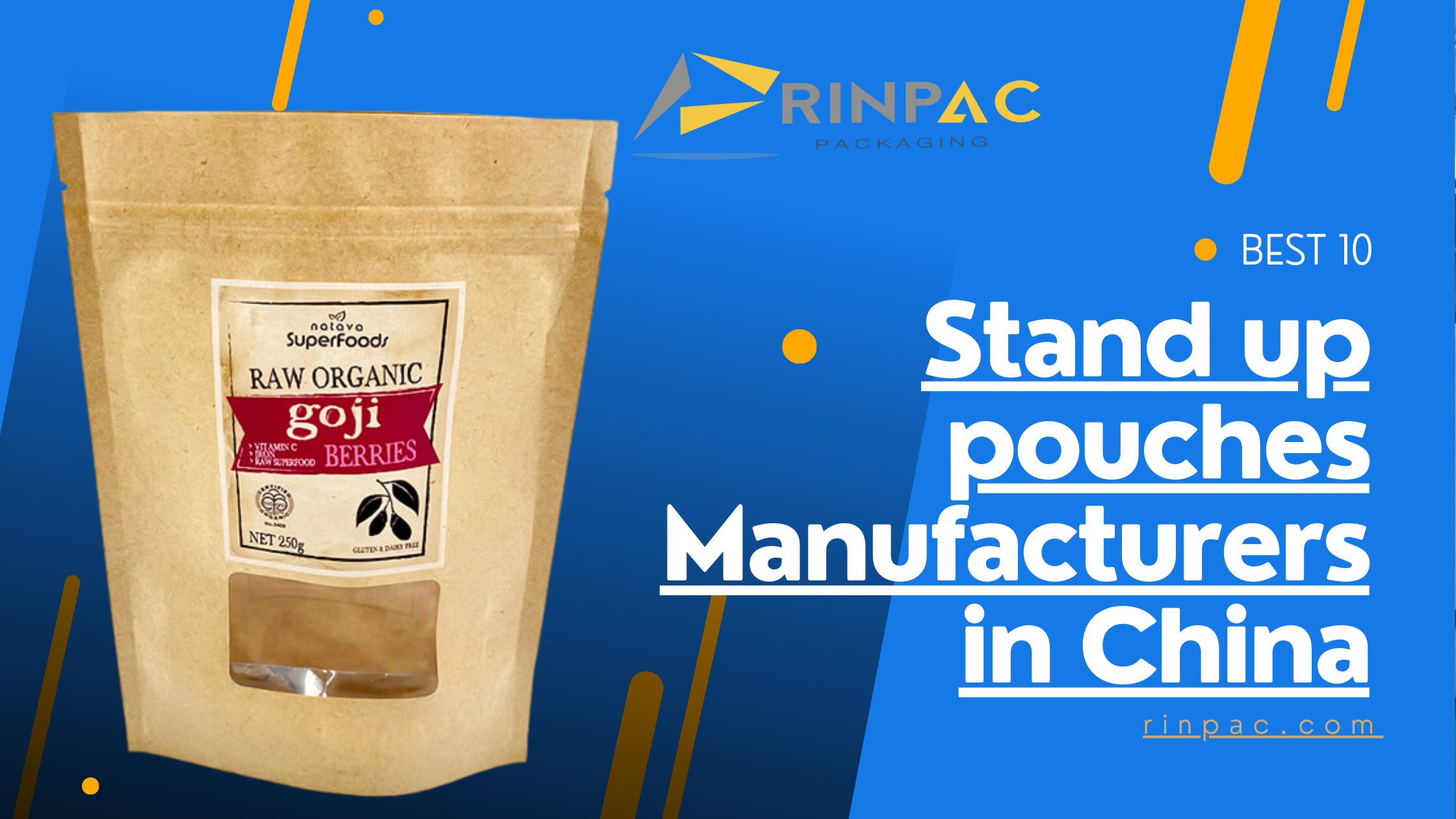 Stand up pouches Manufacturers in China