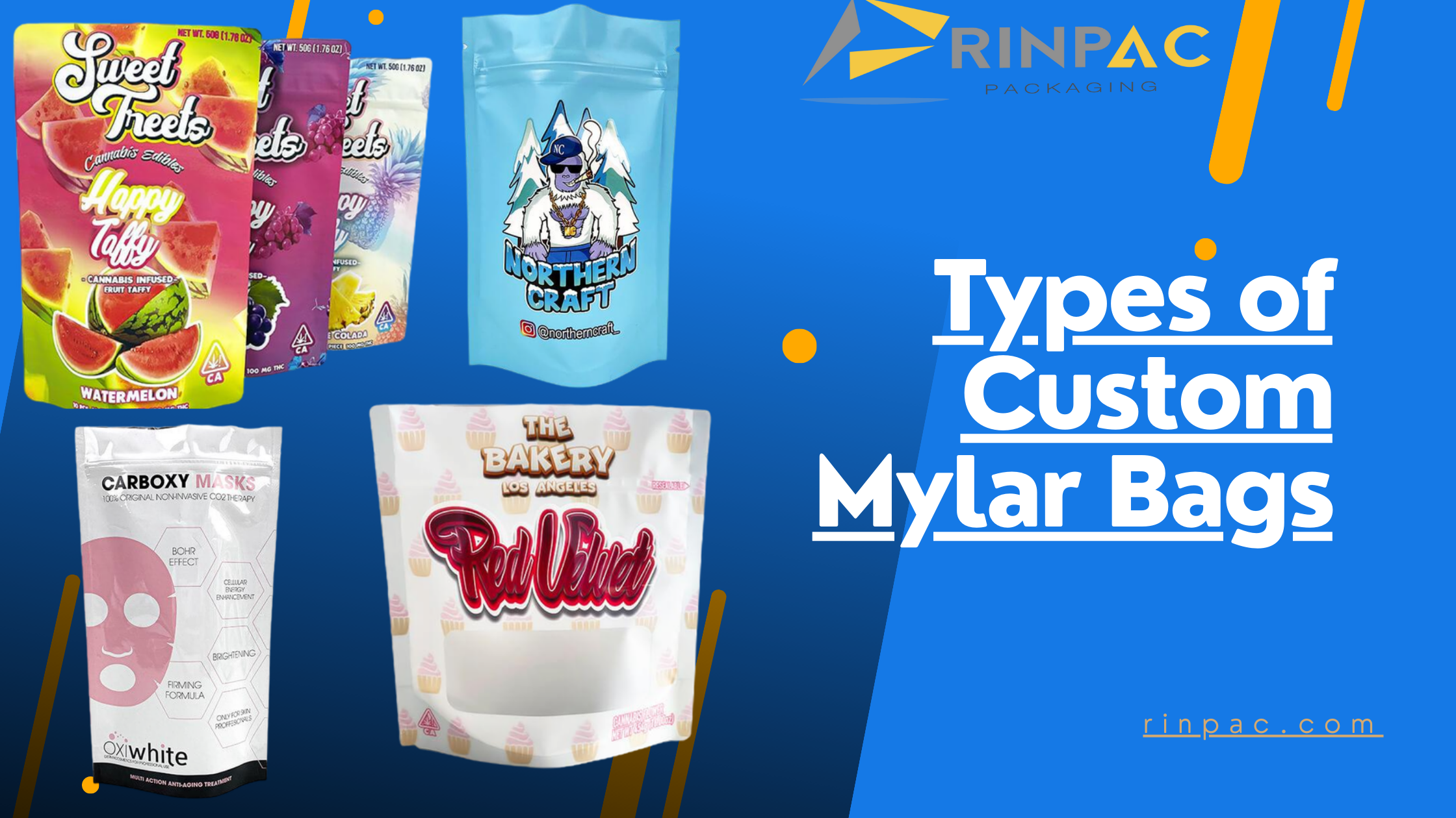Types of Custom Mylar Bags