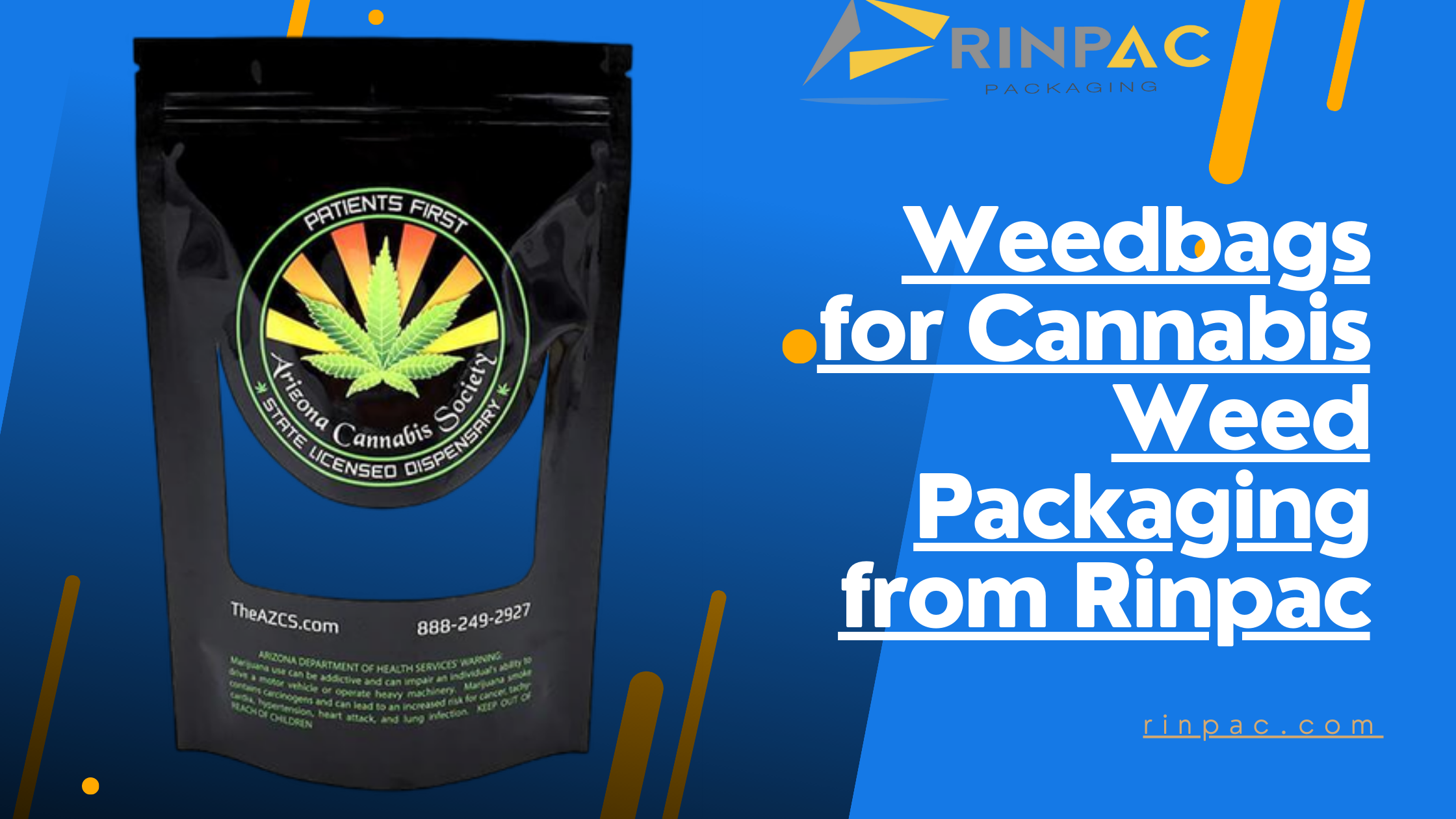 Weedbags for Cannabis Weed Packaging from Rinpac