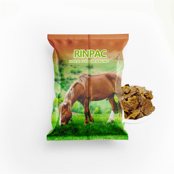 Horse Feed Packaging-Fin Seal Pouch