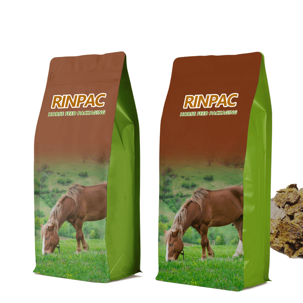 Horse Feed Packaging-Flat Bottom Pouch