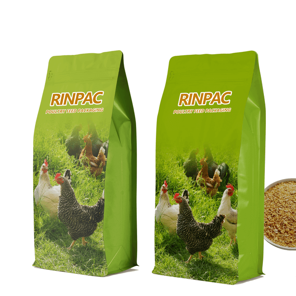 Poultry Feed Packaging-Flat Bottom Pouch