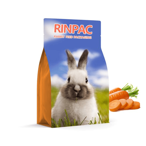 Rabbit Feed Packaging-Flat Bottom Pouch