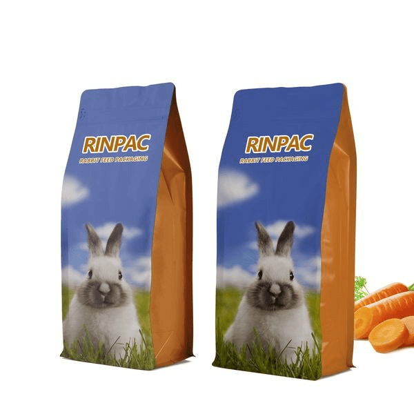 Rabbit Feed Packaging-Side Gusseted Bag
