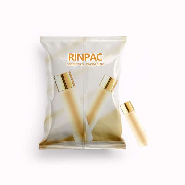 cosmetics packaging-fin seal pouch