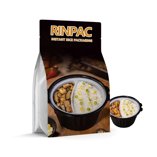 instant rice packaging-flat bottom pouch