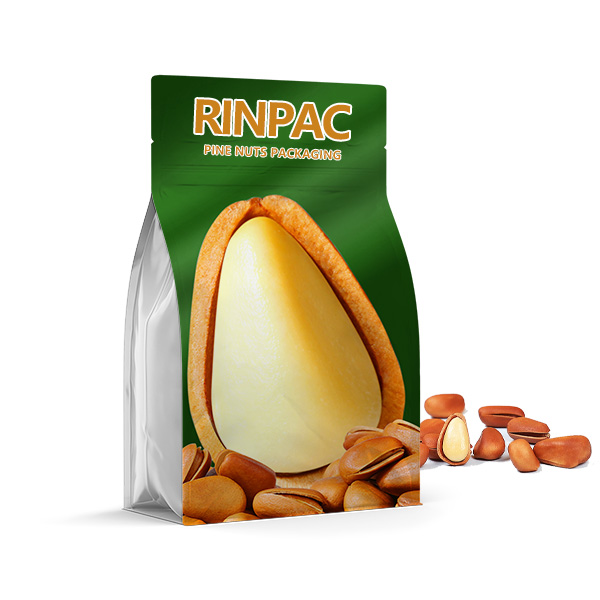 pine nuts packaging-flat bottom pouch