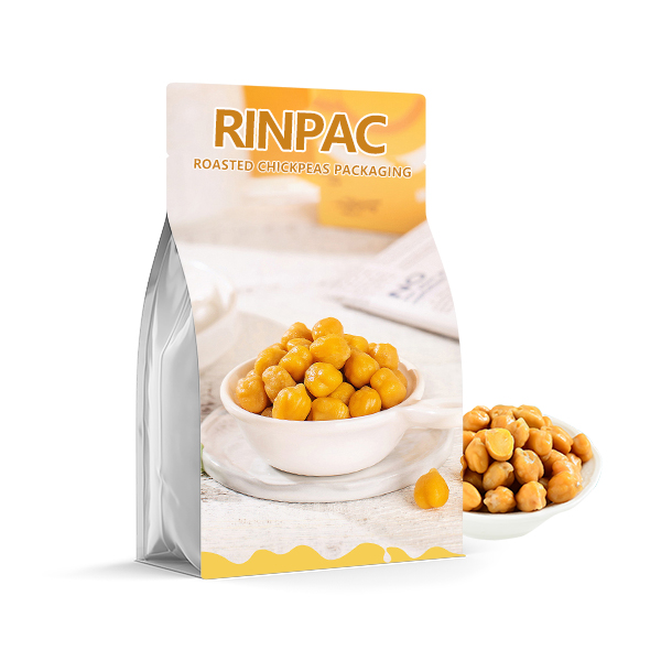 roasted chickpeas packaging-flat bottom pouch