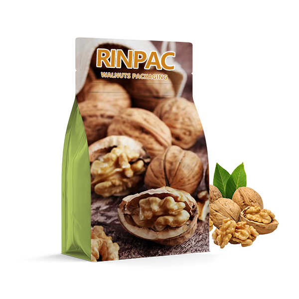 walnuts packaging-flat bottom pouch