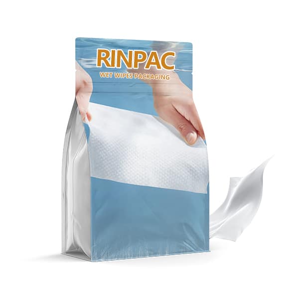wet wipes packaging-flat bottom pouch